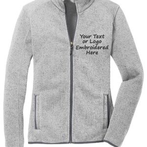 Gray Full-Zip Jacket